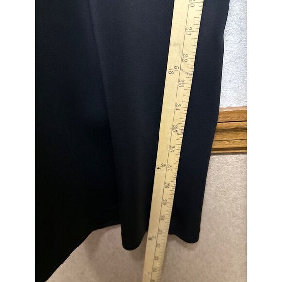 NWT Good American Women's Pants Scuba Knit Black Trouser Zip Pockets Size 16 - Picture 9 of 13